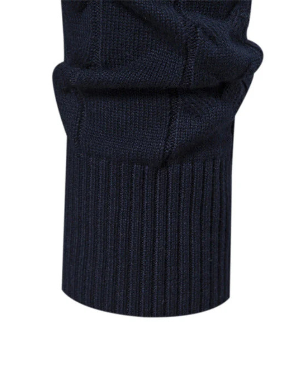 Frederico - Pull zippé en coton avec motif