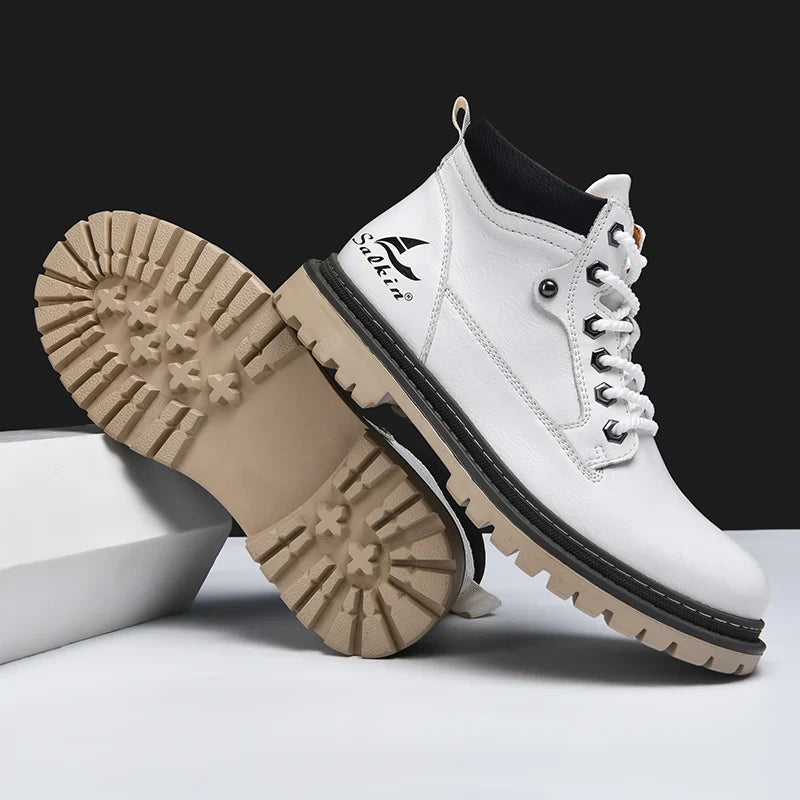 Bottes en cuir élégantes