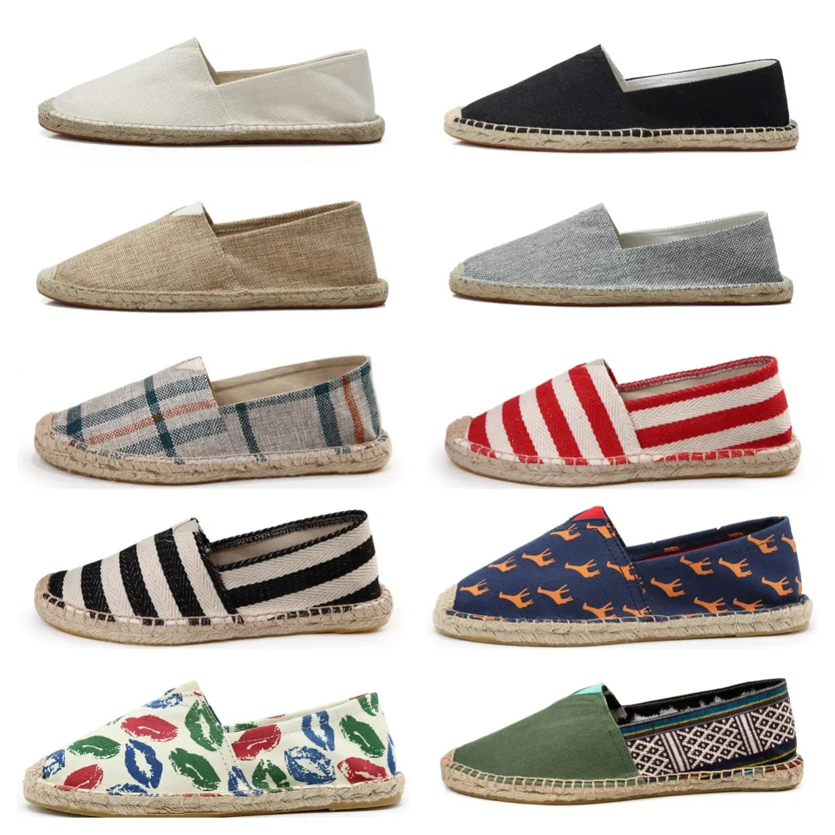 Espadrilles élégantes en toile