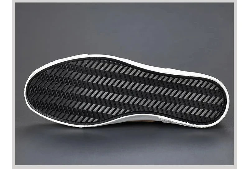 Chaussures en cuir avec fermeture éclair