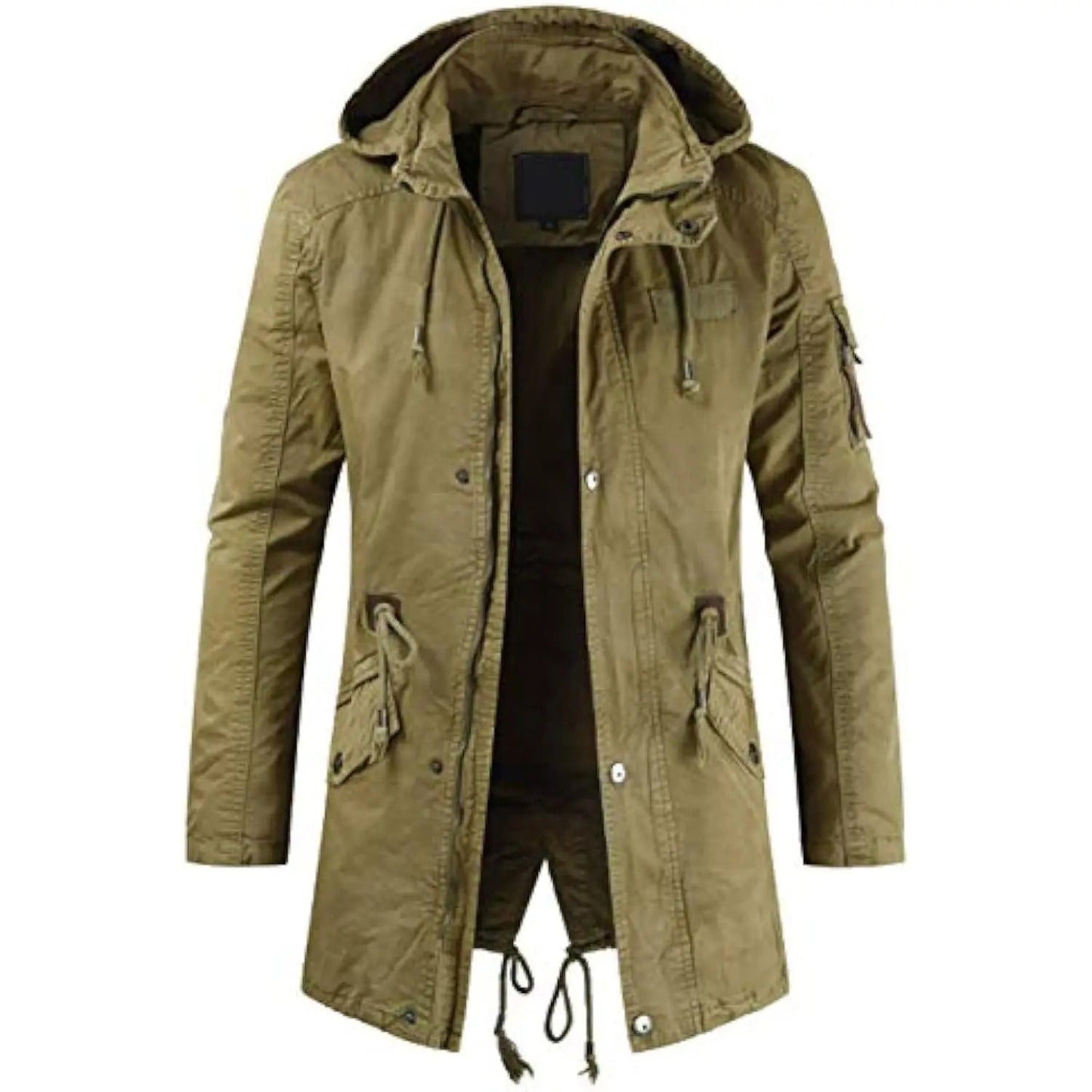 Veste parka cargo longue