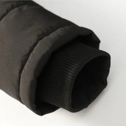 Veste d'hiver élégante en polaire matelassée