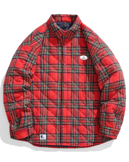 Veste vintage en coton matelassé