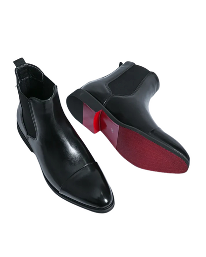 Bottes Chelsea en cuir de première qualité