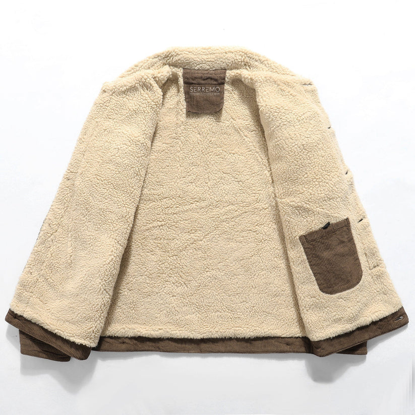 Veste casual doublée en polaire