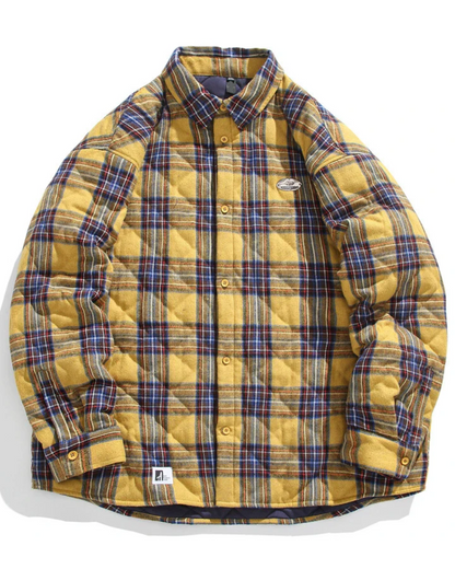 Veste vintage en coton matelassé