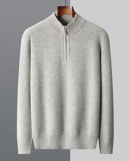 Tracksuit zippé en laine mérinos Taormina