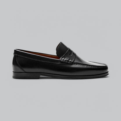 Chic Penny Loafers en cuir