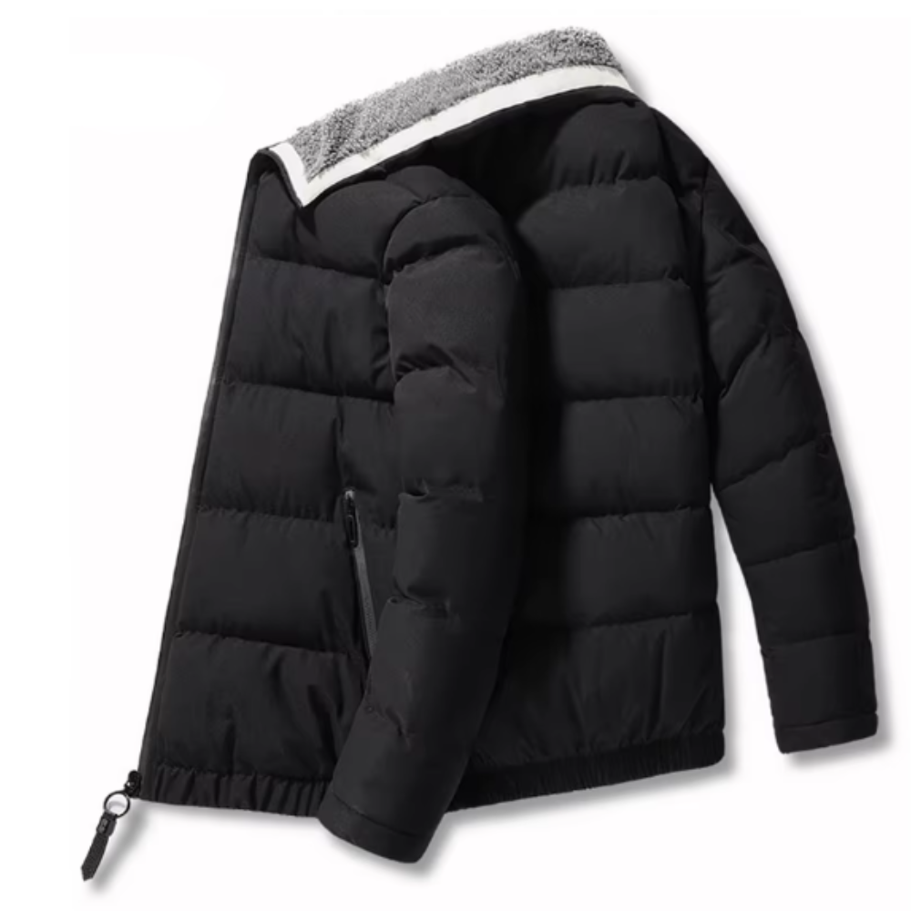 Veste d'hiver à col montant