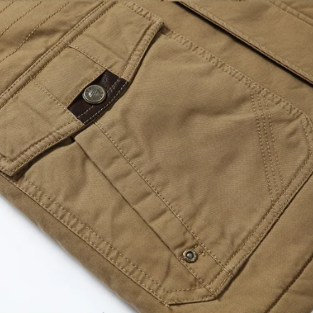 Veste d'hiver élégante en coton matelassé