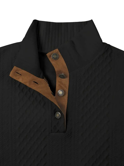 Pull à boutons élégants