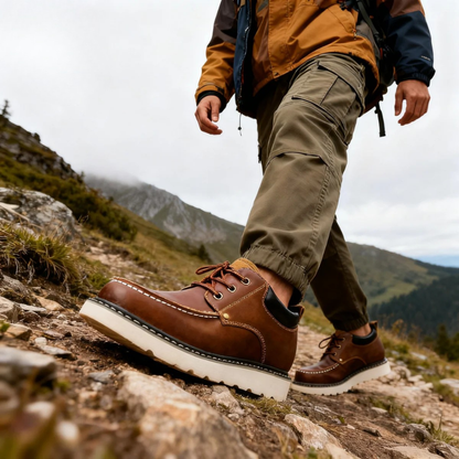 Chaussures rétro décontractées en cuir