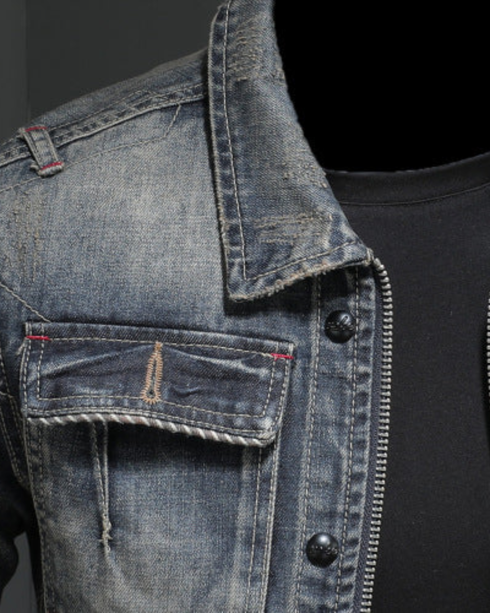 Veste en denim de qualité supérieure