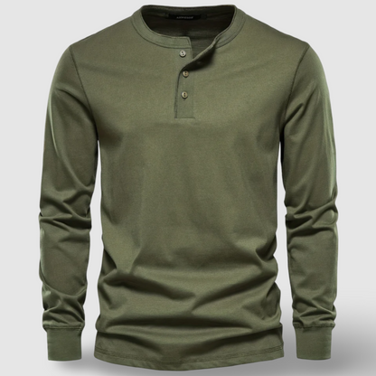 Élégant t-shirt à manches longues en coton