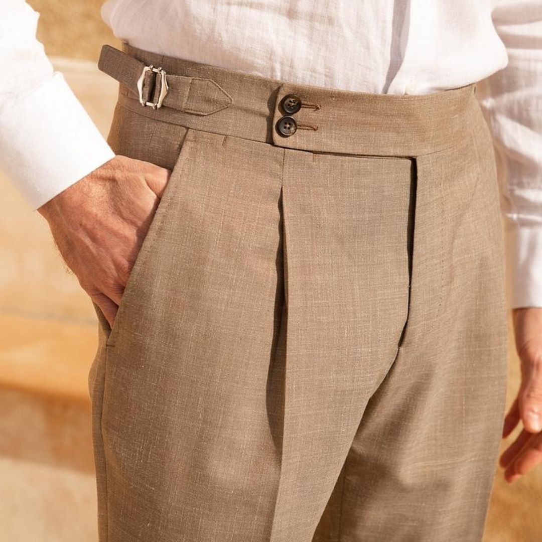 Pantalon en lin Gold Coast