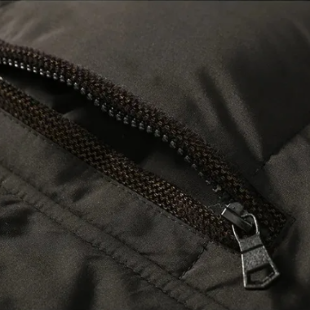 Veste d'hiver élégante en polaire matelassée