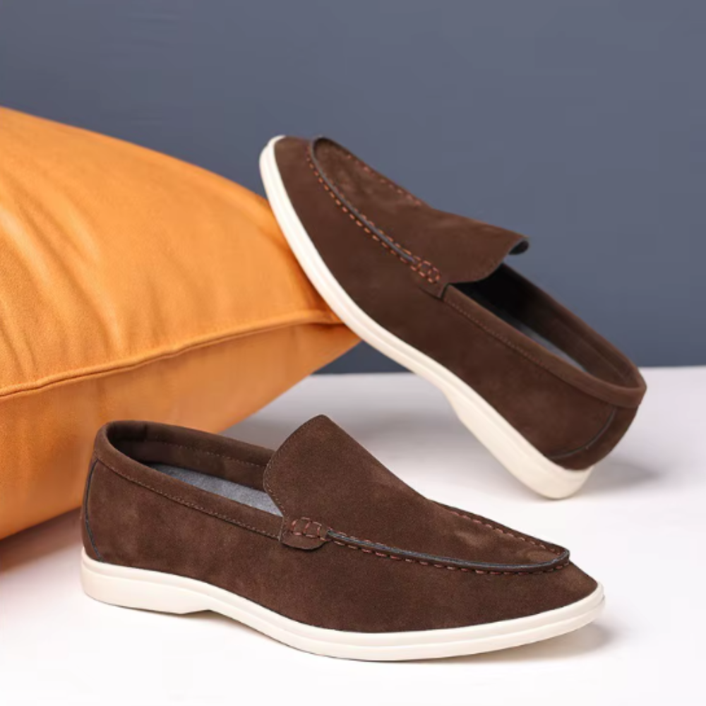 Mocassins classiques en daim