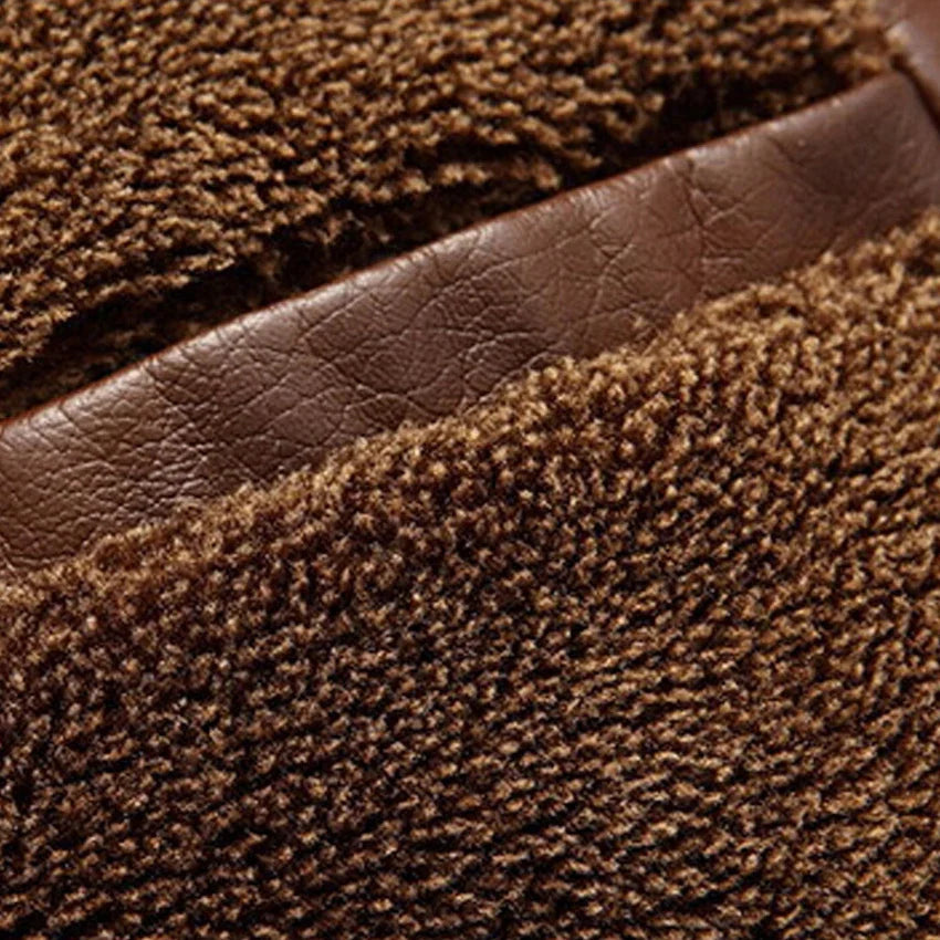 Veste en cuir de haute qualité pour hommes