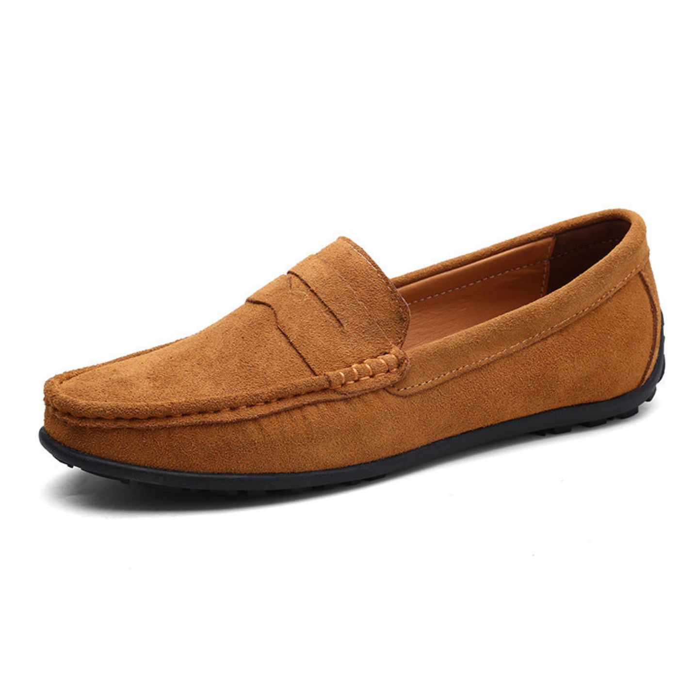 Mocassins en daim souple