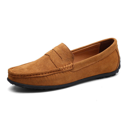 Mocassins en daim souple