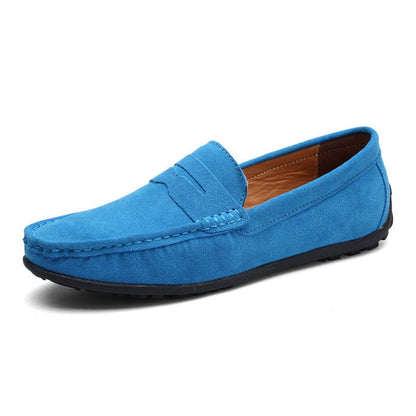 Mocassins en daim souple