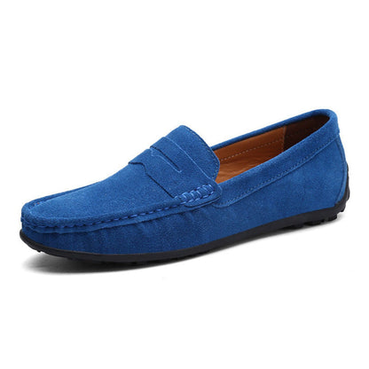 Mocassins en daim souple