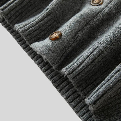 Cardigan en laine jacquard