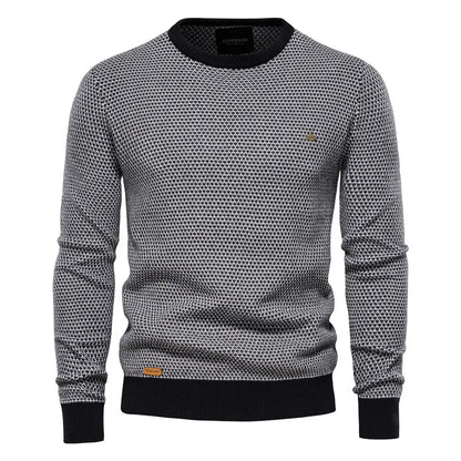 Steinmann | Pull pour hommes avec motif en losanges
