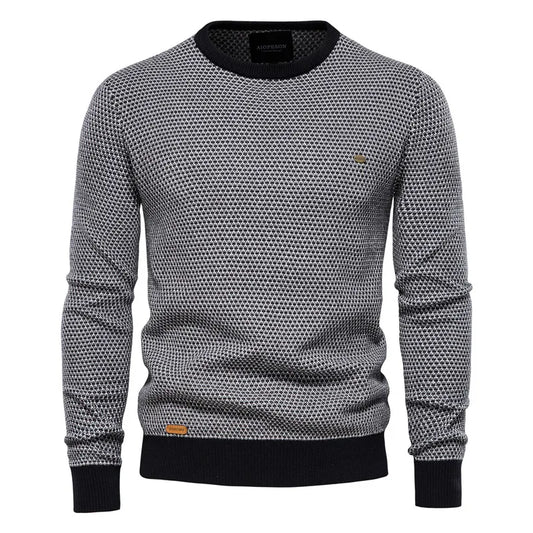 Steinmann | Pull pour hommes avec motif en losanges