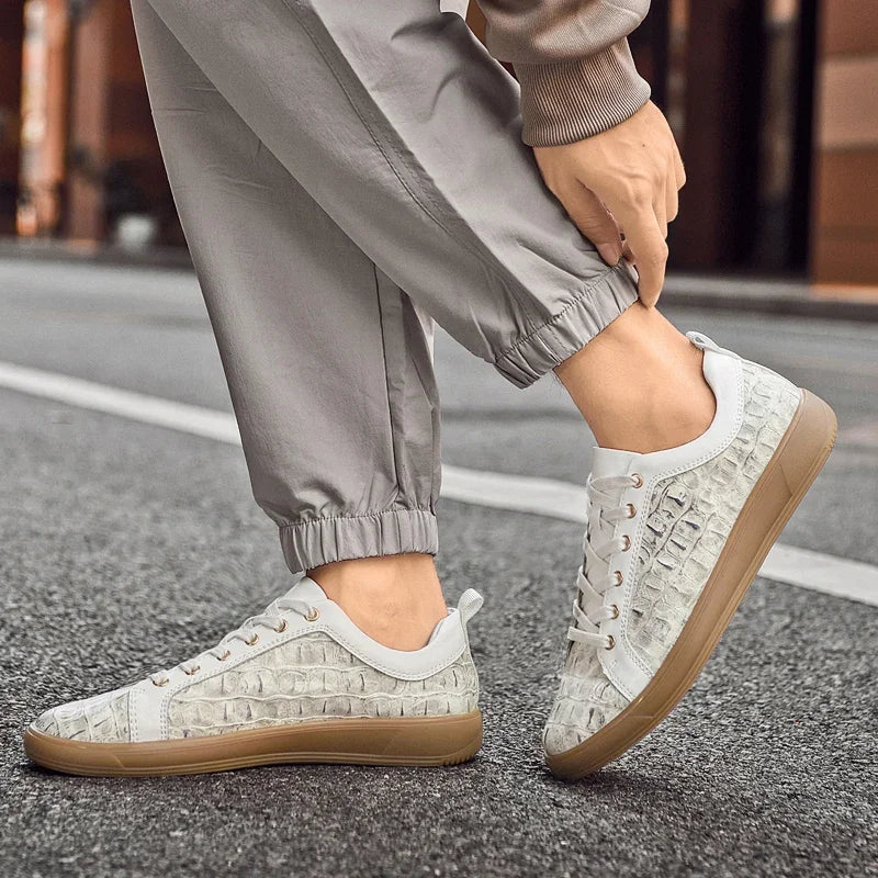 Chaussures chic en cuir véritable