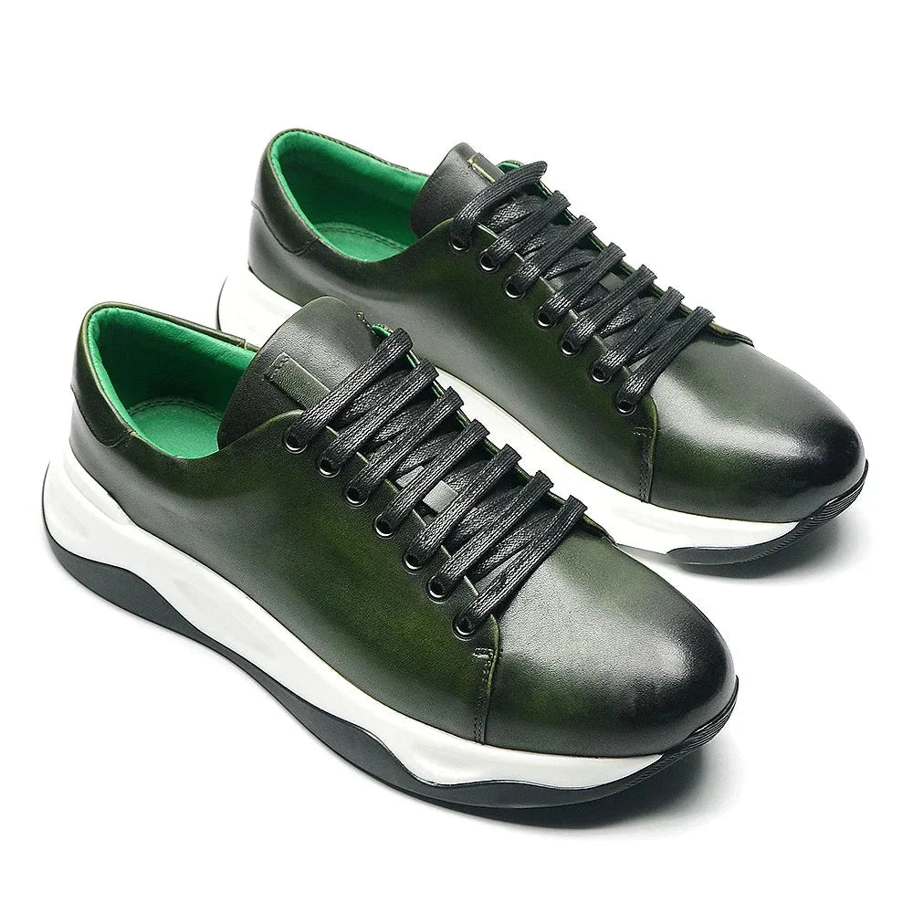 Chaussures en cuir de vachette haut de gamme