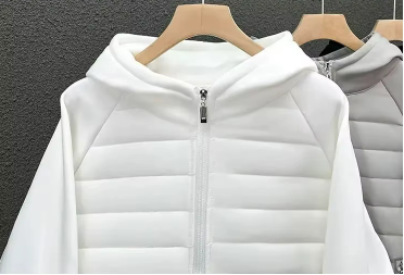 Veste élégante en coton matelassé
