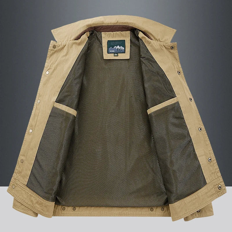 Veste coupe-vent élégante en coton