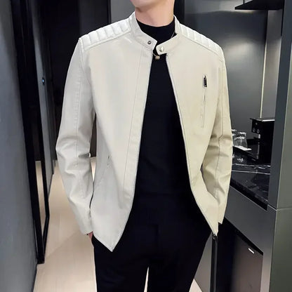 Veste en cuir élégante