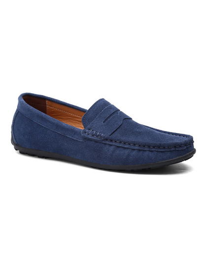 Mocassins en daim souple