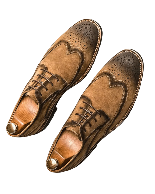 Chaussures Oxford en daim