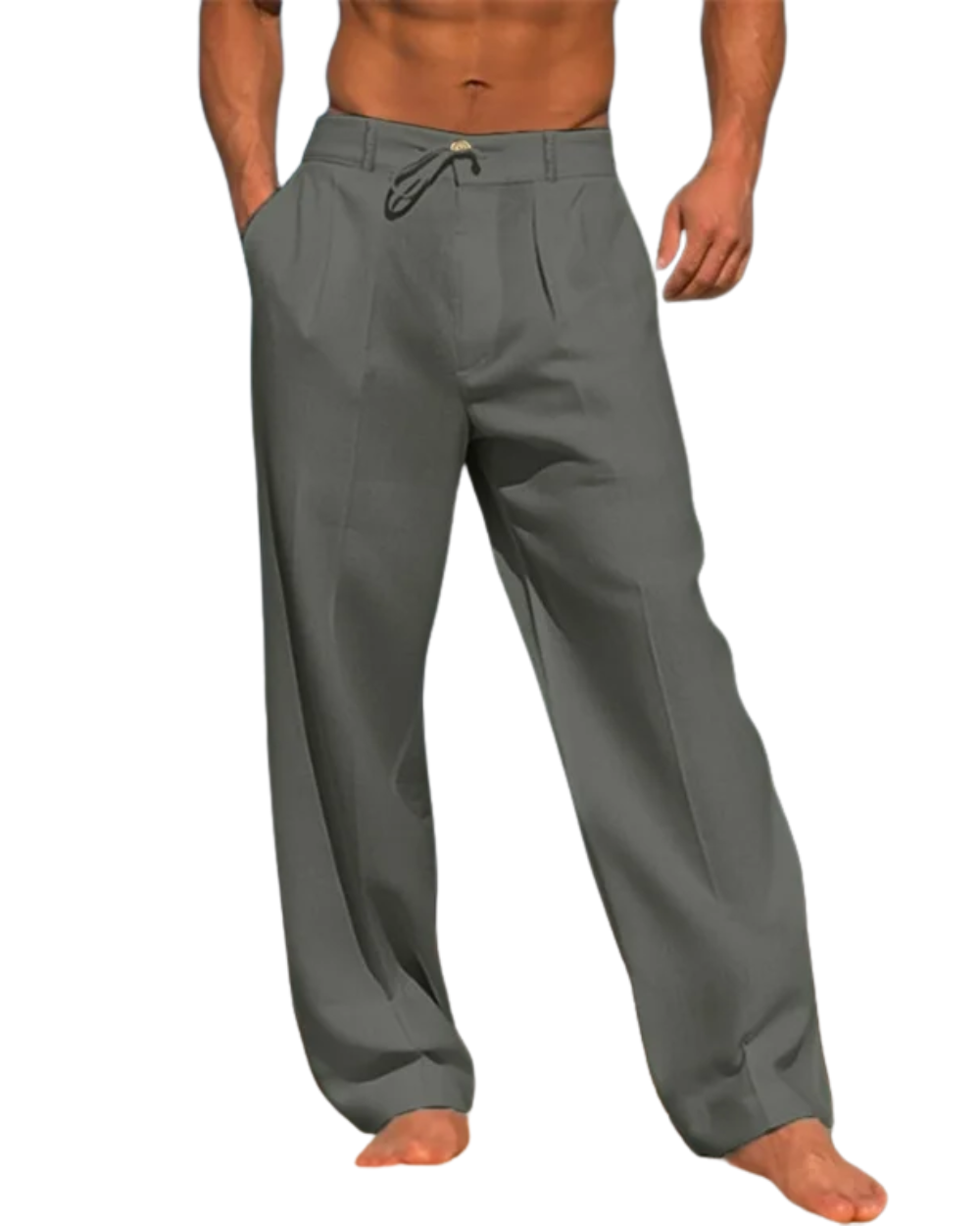 Pantalon en coton élégant