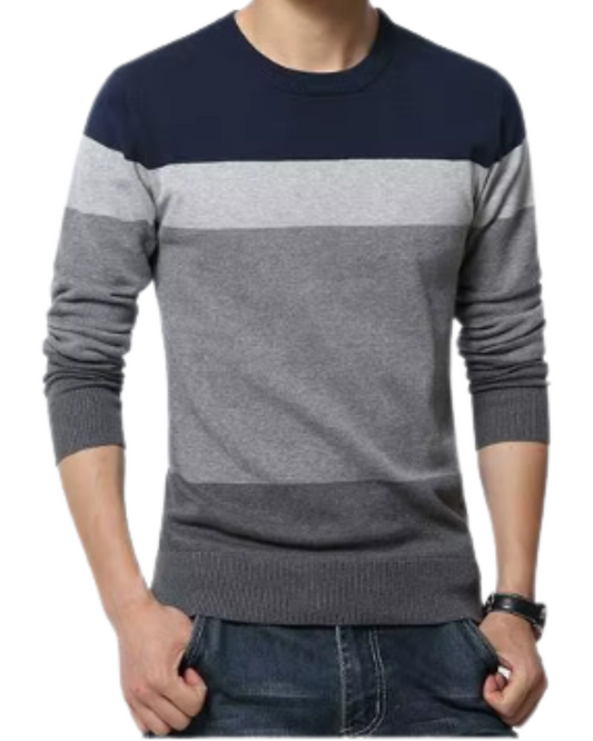 Pull décontracté en coton pour hommes