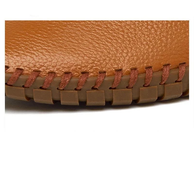 Mocassins en cuir respirant