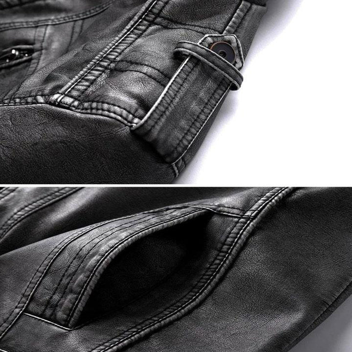 Veste en cuir élégante