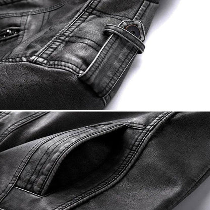 Veste en cuir élégante