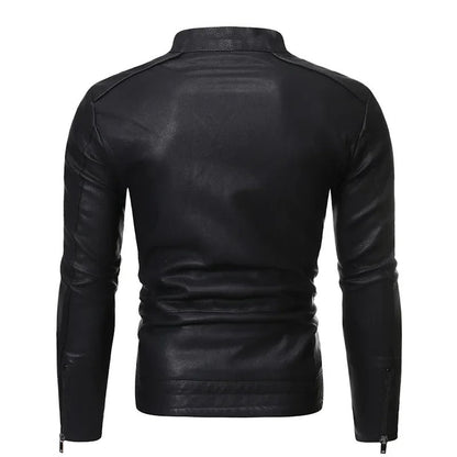 Veste en cuir élégante