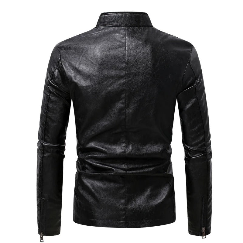 Veste en cuir classique