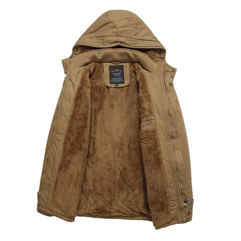 Veste d'hiver élégante en coton matelassé